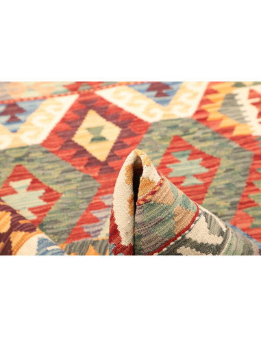 Kilim 127x172 Cm Kilim Afghanistan Lana Cardata A Mano