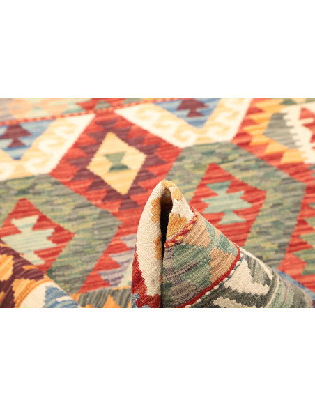 Kilim 127x172 Cm Kilim Afghanistan Lana Cardata A Mano