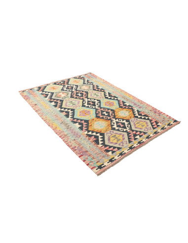 Kilim 129x179 Cm Kilim Afghanistan Hand-carded Wool Cotton