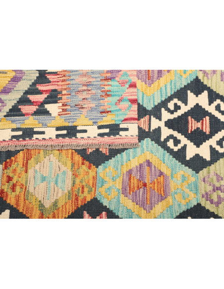 Kilim 129x179 Cm Kilim Afghanistan Hand-carded Wool Cotton