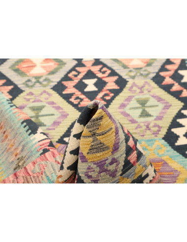 Kilim 129x179 Cm Kilim Afghanistan Hand-carded Wool Cotton