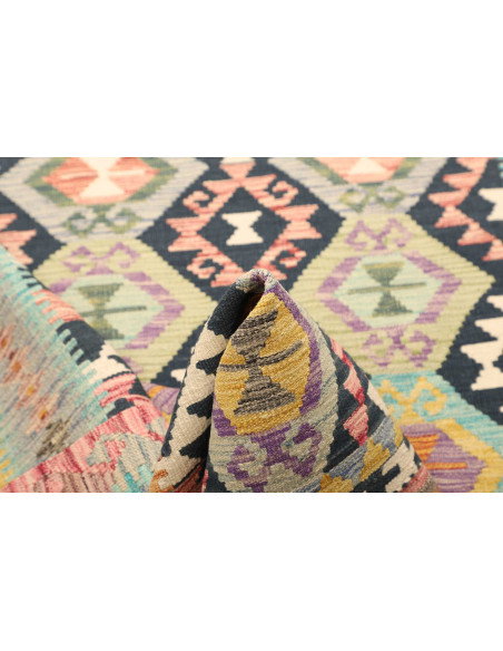 Kilim 129x179 Cm Kilim Afghanistan Hand-carded Wool Cotton