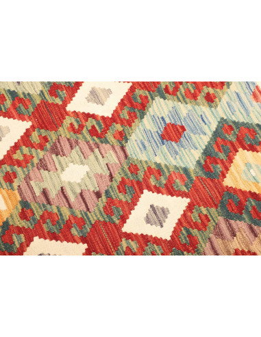 Kilim 126x178 Cm Kilim, Afghanistan, Lana Cardata A Mano