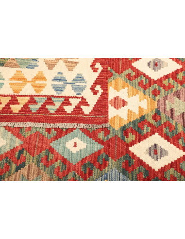 Kilim 126x178 Cm Kilim, Afghanistan, Lana Cardata A Mano