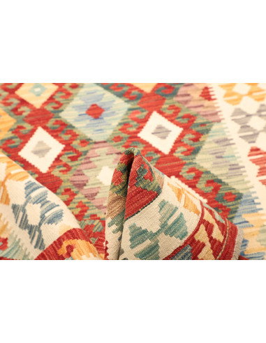 Kilim 126x178 Cm Kilim, Afghanistan, Hand-carded Wool (warp: