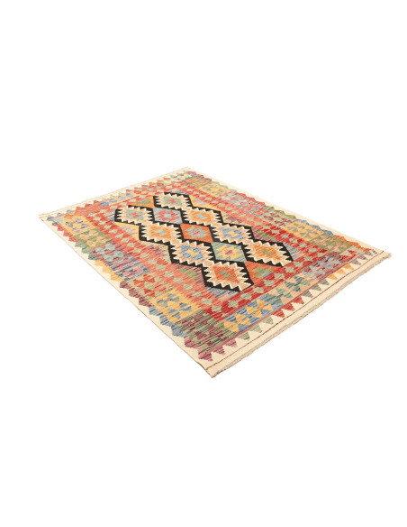 Kilim 129x176 Cm Kilim Afghanistan Hand Carded Wool