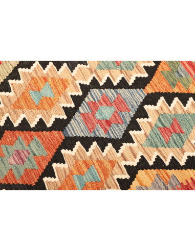 Kilim 129x176 Cm Kilim Afghanistan Hand Carded Wool