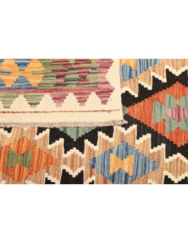 Kilim 129x176 Cm Kilim Afghanistan Hand Carded Wool