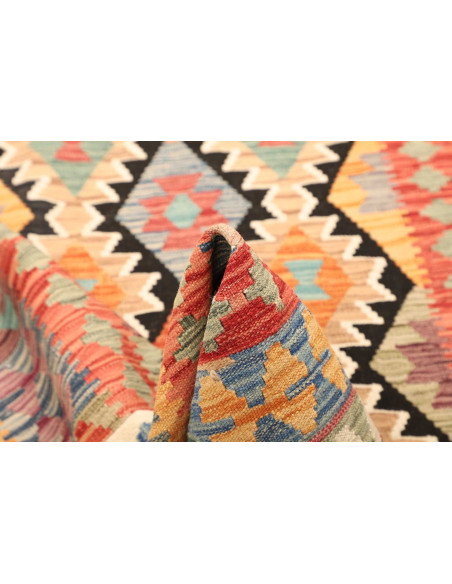 Kilim 129x176 Cm Kilim Afghanistan Hand Carded Wool
