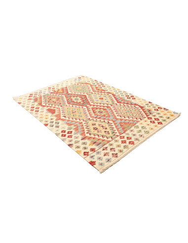 Kilim 129x186 Cm Kilim Afghanistan Hand-carded Wool (warp: