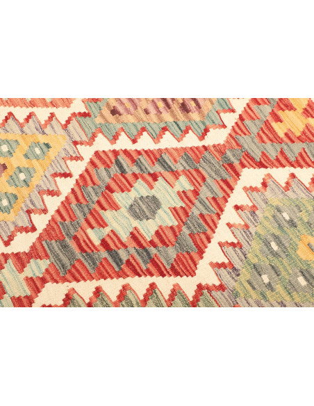 Kilim 129x186 Cm Kilim Afghanistan Hand-carded Wool (warp: