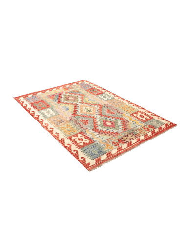 Kilim 124x175 Cm Kilim, Afghanistan, Hand-carded Wool (warp:
