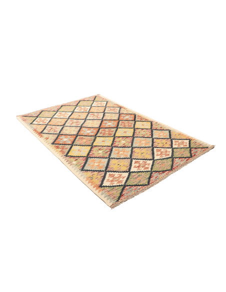 Kilim 125x188 Cm Kilim, Afghanistan, Hand-carded Wool (warp: