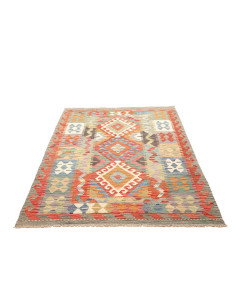 Kilim 124x175 Cm Kilim, Afghanistan, Hand-carded Wool (warp: 2