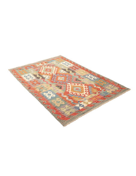 Kilim 124x175 Cm Kilim, Afghanistan, Lana Cardata A Mano