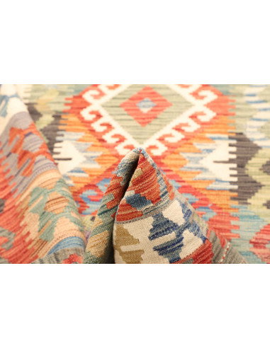 Kilim 124x175 Cm Kilim, Afghanistan, Lana Cardata A Mano