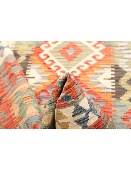 Kilim 124x175 Cm Kilim, Afghanistan, Hand-carded Wool (warp: