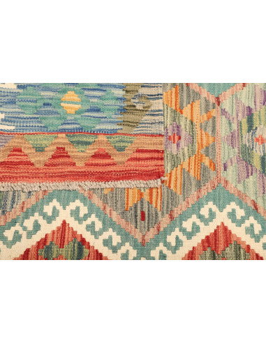 Kilim 133x182 Cm Kilim Afghan, Hand-carded Wool (warp: