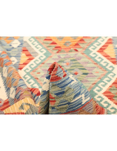 Kilim 133x182 Cm Kilim Afghan, Hand-carded Wool (warp: