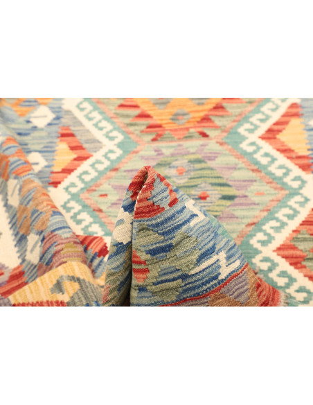 Kilim 133x182 Cm Kilim Afghan, Hand-carded Wool (warp: