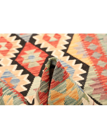 Kilim 132x181 Cm Kilim, Afghanistan, Hand-carded Wool (warp: