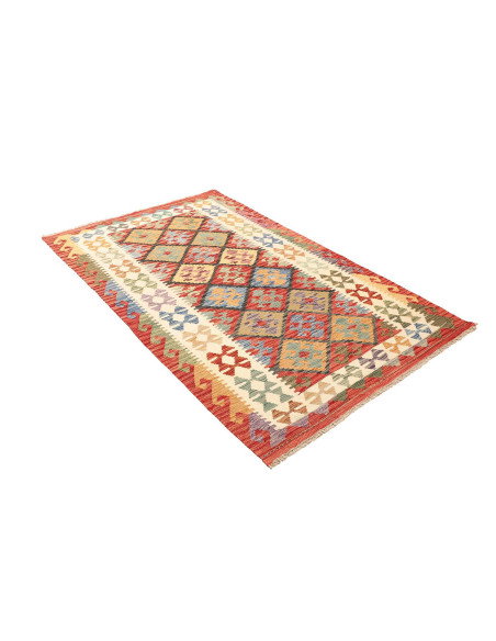 Kilim 125x200 Cm Kilim, Afghanistan, Lana Cardata A Mano