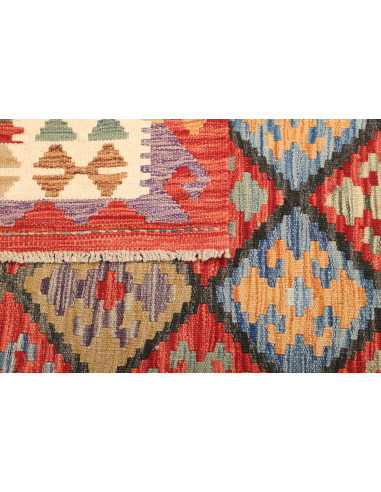 Kilim 125x200 Cm Kilim, Afghanistan, Lana Cardata A Mano