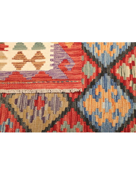 Kilim 125x200 Cm Kilim, Afghanistan, Lana Cardata A Mano