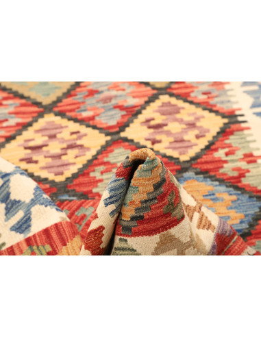 Kilim 125x200 Cm Kilim, Afghanistan, Lana Cardata A Mano