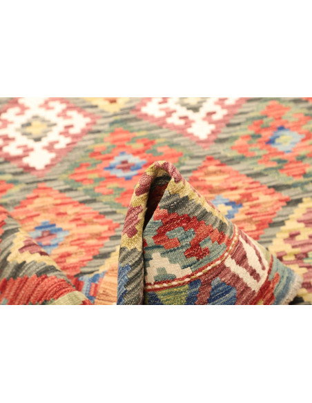Kilim 130x173 Cm Kilim, Afghanistan, Lana Cardata A Mano