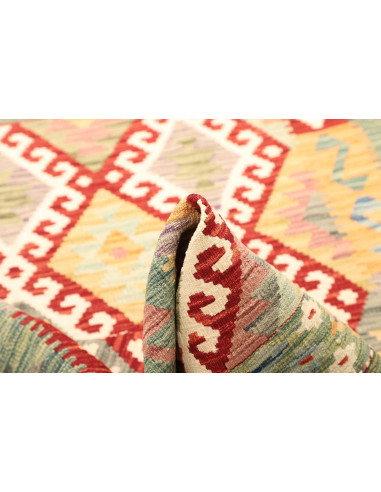 Kilim 127x178 Cm Kilim, Afghanistan, Lana Cardata A Mano