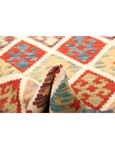 Kilim 126x186 Cm Kilim, Afghanistan, Hand-carded Wool