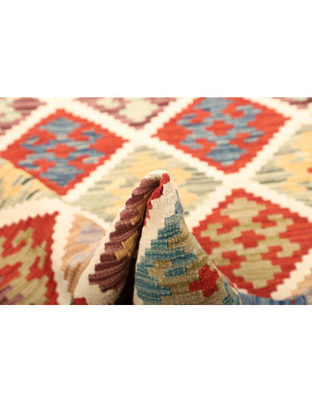 Kilim 126x186 Cm Kilim, Afghanistan, Hand-carded Wool