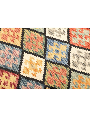 Kilim 133x181 Cm Kilim Afghanistan Lana Cardata A Mano