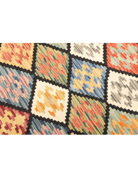 Kilim 133x181 Cm Kilim Afghanistan Lana Cardata A Mano