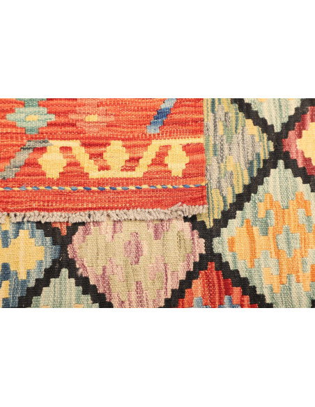 Kilim 133x181 Cm Kilim Afghanistan Lana Cardata A Mano