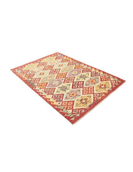 Kilim 125x178 Cm Kilim, Afghanistan, Lana Cardata A Mano