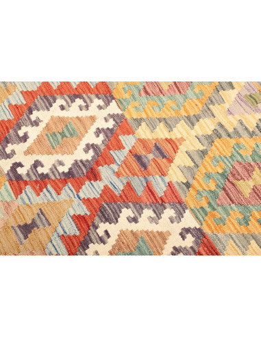 Kilim 129x178 Cm Kilim Afghanistan. Hand-carded Wool (warp: