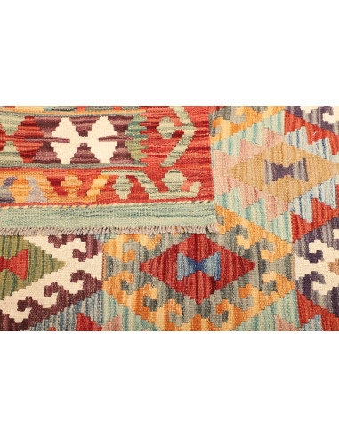 Kilim 129x178 Cm Kilim Afghanistan. Hand-carded Wool (warp: