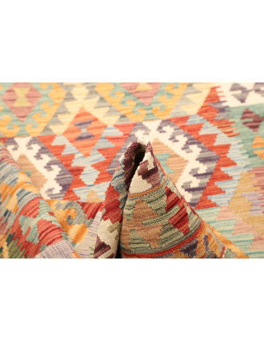 Kilim 129x178 Cm Kilim Afghanistan. Hand-carded Wool (warp:
