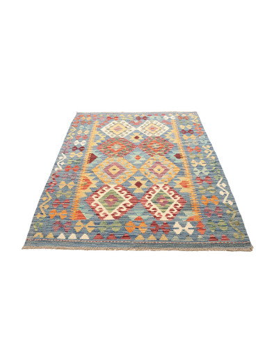 Kilim 130x176 Cm Kilim, Afghanistan, Hand-carded Wool (warp: