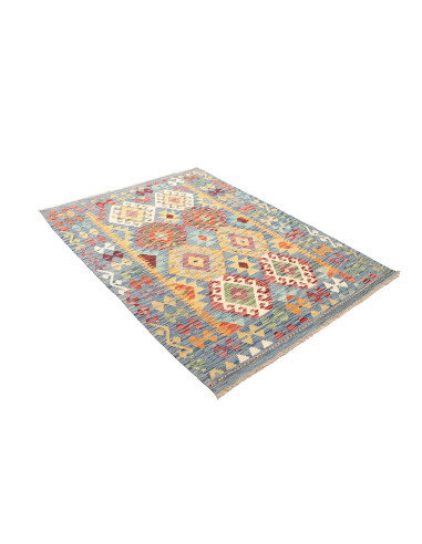 Kilim 130x176 Cm Kilim, Afghanistan, Hand-carded Wool (warp: