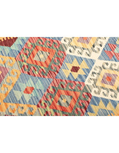 Kilim 130x176 Cm Kilim, Afghanistan, Hand-carded Wool (warp: