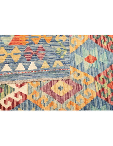 Kilim 130x176 Cm Kilim, Afghanistan, Hand-carded Wool (warp: