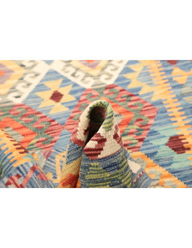 Kilim 130x176 Cm Kilim, Afghanistan, Hand-carded Wool (warp: