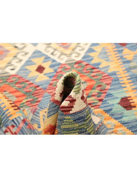 Kilim 130x176 Cm Kilim, Afghanistan, Hand-carded Wool (warp: