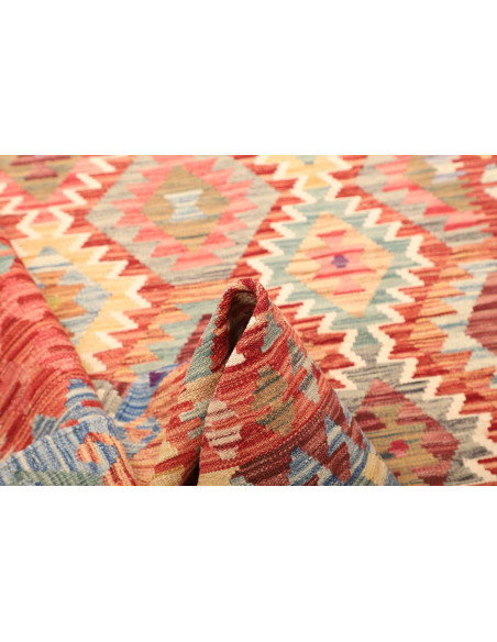 Kilim 138x182 Cm Kilim, Afghanistan, Lana Cardata A Mano,