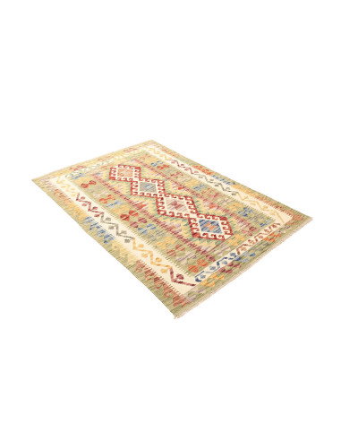 Kilim 121x173 Cm Kilim Afghanistan Hand-carded Wool (warp
