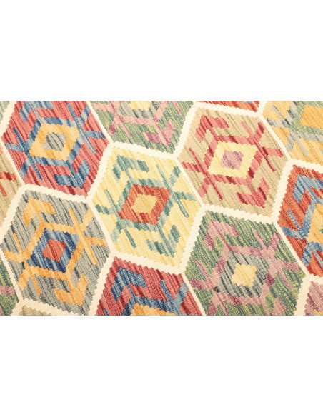 Kilim 128x176 Cm Kilim, Afghanistan, Hand-carded Wool (warp: