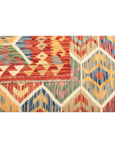 Kilim 128x176 Cm Kilim, Afghanistan, Hand-carded Wool (warp: